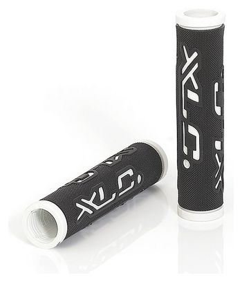 XLC Grips Dual Colors Wit Zwart 125 mm