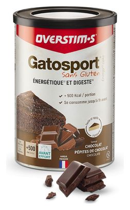 OVERSTIMS Sportkoek GLUTEN-VRIJ GATOSPORT Chocolade 400g