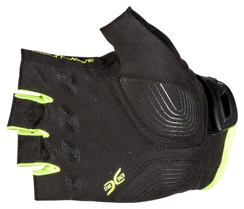 Pair of Short Gloves Northwave Fast Yellow / Black