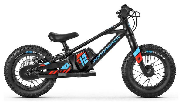 Mondraker Grommy 12 e-Balance Bike 80 Wh 12'' Nero Blu 2021 3-5 anni