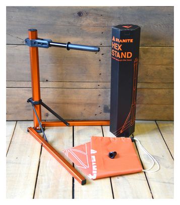 Granite Design Hex Foldable Bike Stand Orange