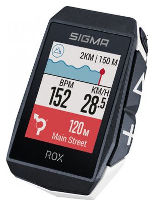 Sigma ROX 11.1 Evo Sensor Set GPS Ordenador Blanco / Negro