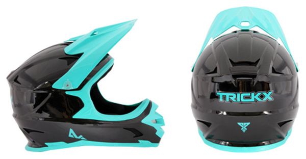 Trick-X Send IT Full Face Helmet Turquoise