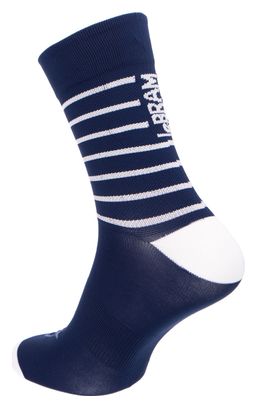 LeBram Ventoux Socken Blau Weiß