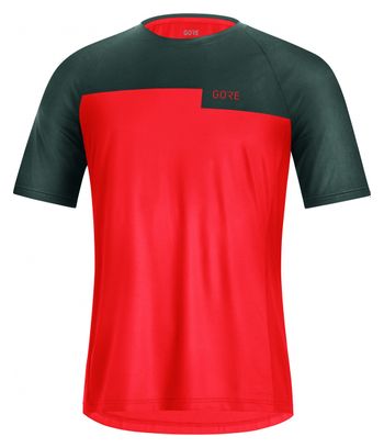Gore Wear Trail Fireball Short Sleeve Jersey Red / Gray