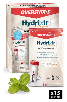 OVERSTIMS Energy Drink 15 sticks ANTIOXYDANT HYDRIXIR Mint