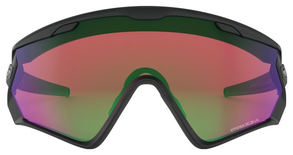 Oakley Sunglasses Wind Jacket 2.0 / Matte Black/ Prizm Snow Jade Iridium / Ref : OO9418-0145
