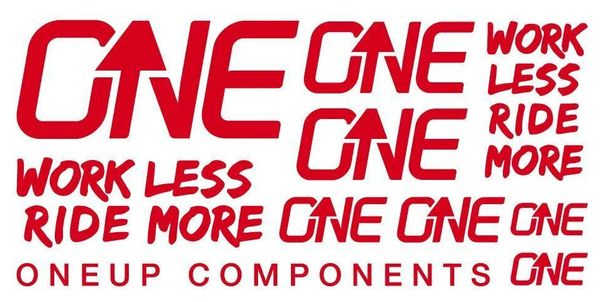 Oneup Stickers Kit Red