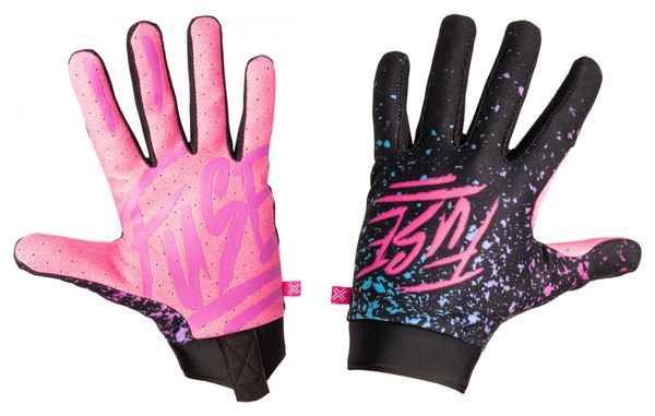 Pair of Fuse Omega Turbo Gloves Pink / Black