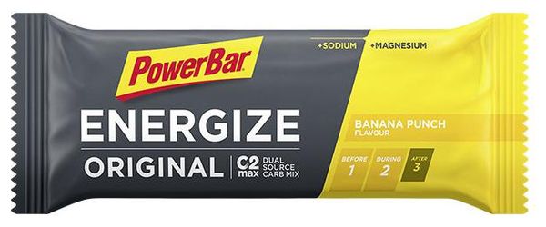 Barre Energétique Powerbar Energize Original C2Max 55gr Banane