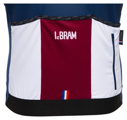 LeBram Tourmalet Blue Short Sleeve Jersey Adjusted Fit