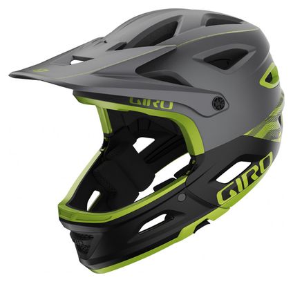 Giro Switchblade Mips Removable Chinstrap Helmet Grey Green Matte