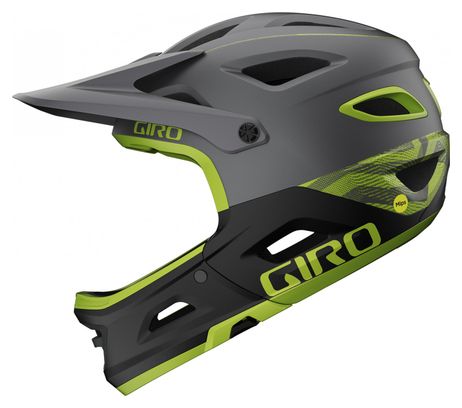 Giro Switchblade Mips Removable Chinstrap Helmet Grey Green Matte