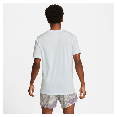 T-shirt manches courtes Nike Dri-Fit Trail Gris/Bleu