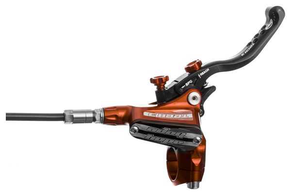 Hope Rear disc brake Tech 3 V4 Orange standard hose Without rotor