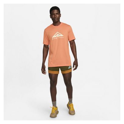 T-shirt manches courtes Nike Dri-Fit Trail Orange