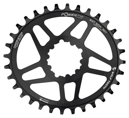 Wolf Tooth Elliptical Direct Mount Chainring for Sram Boost 3 mm Drop-Stop A Black