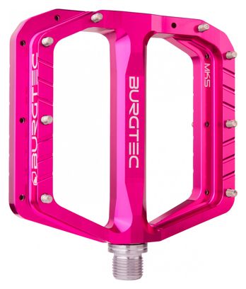 Burgtec MK5 Alloy Flat Pedals Pink