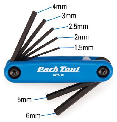 Park Tool FWS-2 Fold-Up Wrench Set Allen and Torx