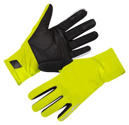 Endura Deluge Long Gloves Neon Yellow