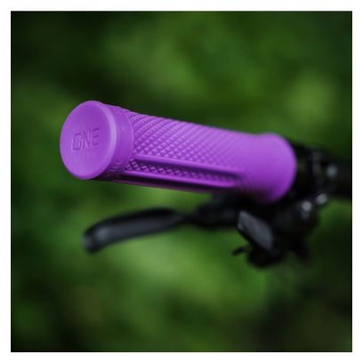 Pair of OneUp Lock-On Grips Purple