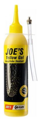 NO FLATS Joe's Gel Anti crevaison Yellow pour chambre à air 240 ml