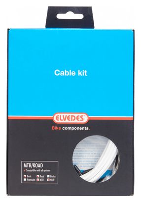 Elvedes Basic Cable Kit Transmission Cables White