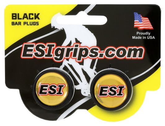 ESI Bar End Plugs Black 