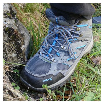 Bottes de trekking et de randonnée Oriocx Nájera V3 Pro Gris-Bleu