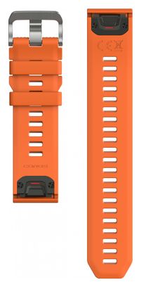 Coros Vertix Orange Silver Fire Dragon GPS Watch