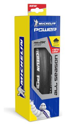MICHELIN POWER ALL SEASON Road Tyres 700x25c Folding Black Bundle