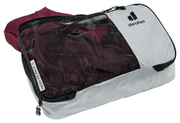 Deuter Mesh Zip Pack 3 Storage Bag Light Gray / Black