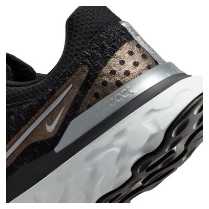 Chaussures de Running Femme Nike React Infinity Run Flyknit 3 Noir Bronze