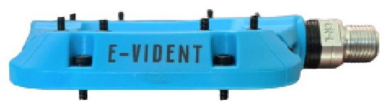 BST Parts E-Vident Flat Pedals Blau