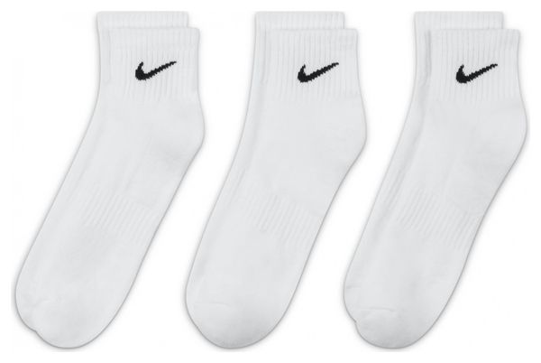 Unisex Nike Everyday Cushioned Socks White