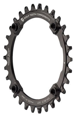 Wolf Tooth 104 BCD (Threaded) Chainring Drop-Stop A Black