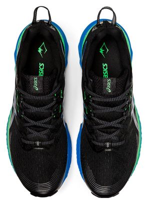 Chaussures Running Asics Gel Trabuco 10 Noir Vert Bleu