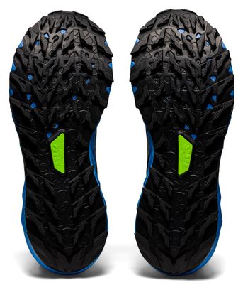 Chaussures Running Asics Gel Trabuco 10 Noir Vert Bleu