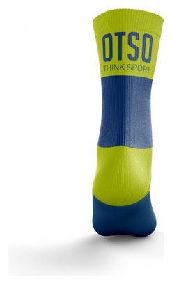 Otso Multisport Socks Medium Cut Blue Yellow