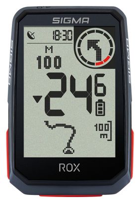 Compteur GPS Sigma ROX 4.0 Pack Cardio Blanc