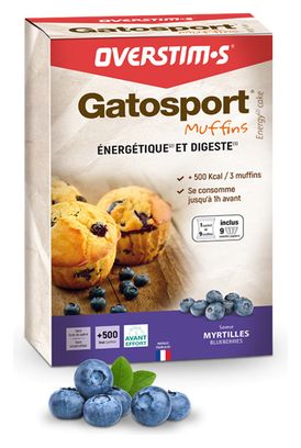 Gateau Energetique Ovesrtsims Gatosport Muffins Myrtilles 400g