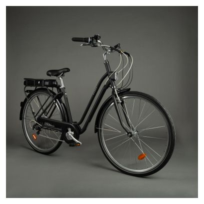 Vélo de Ville Électrique Elops 120 E MicroSHIFT 6V 313 Wh 700 mm Noir 2022