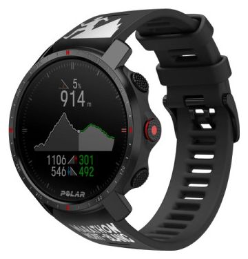 Montre GPS Polar Grit X Pro Saphire Noir Marathon du Mont-Blanc