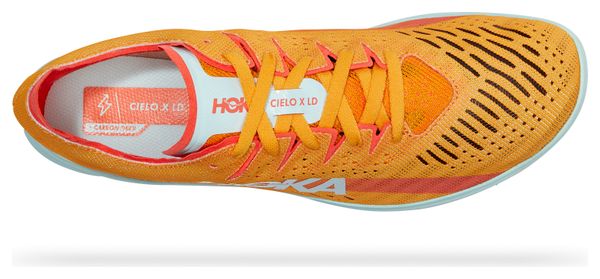 Hoka One One Cielo X LD Athletic Shoes Orange Red Unisex