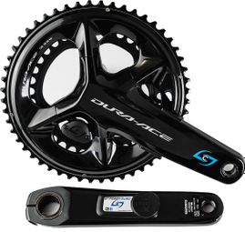 Gereviseerd product - Stages Cycling Stages Power LR Shimano Dura-Ace R9200 52-36T Zwart crankstel