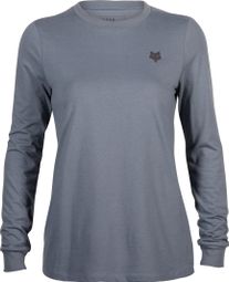 Fox Faded Out Women's Long Sleeve T-Shirt Grey