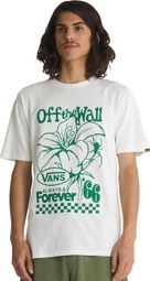 Camiseta Vans Petal And <p>Pest</p>Blanca / Verde