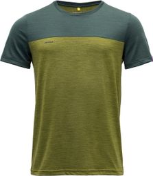 T-Shirt Manches Courtes Devold Norang Merino 150 Vert