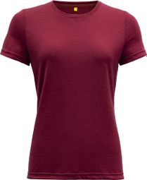 T-Shirt Manches Courtes Femme Devold Eika Merino 150 Violet