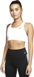 Nike Swoosh Sport-BH Weiß Damen